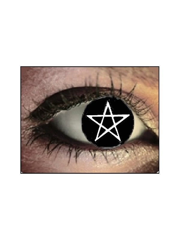 Lentilles croix satanique