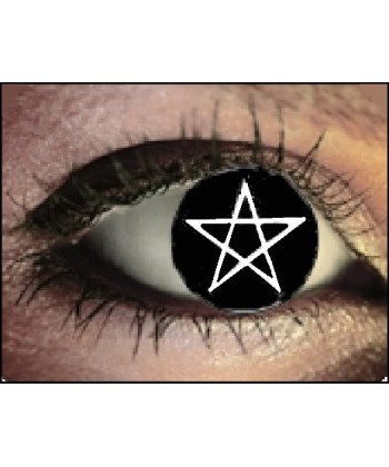 Lentilles croix satanique