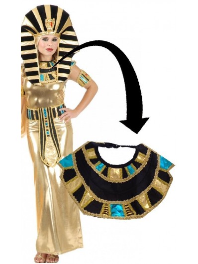 SAIIURV 4 Pcs Accessoires Costume Égyptien Cléopâtre - Bandeau Collier Bracelets Serpent