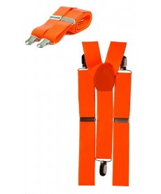 Bretelles Les bronzés font du ski orange