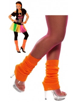 Chaussettes de danse orange fluo