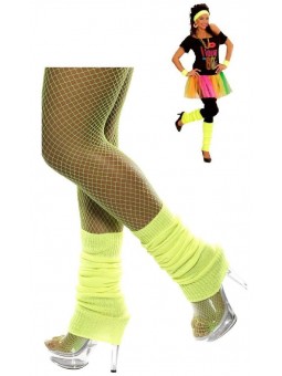 Chaussettes de danse jaune fluo