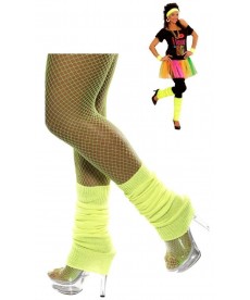 Chaussettes de danse jaune fluo