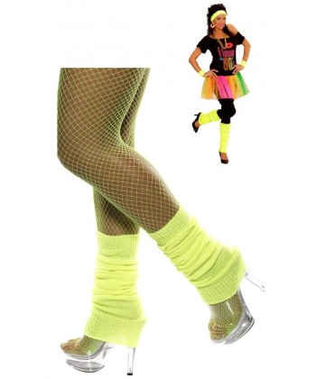 Chaussettes de danse jaune fluo