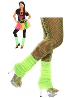 Chaussettes de danse verte fluo