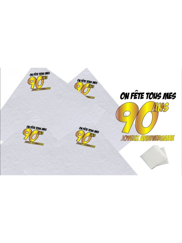 20 Serviettes "80ans"