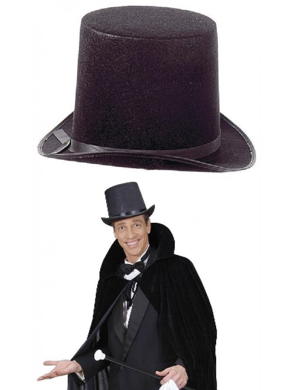 Chapeau rocambole noir