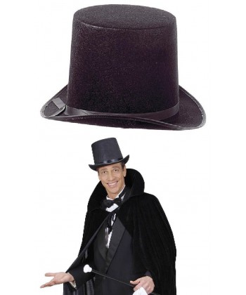 Chapeau rocambole noir