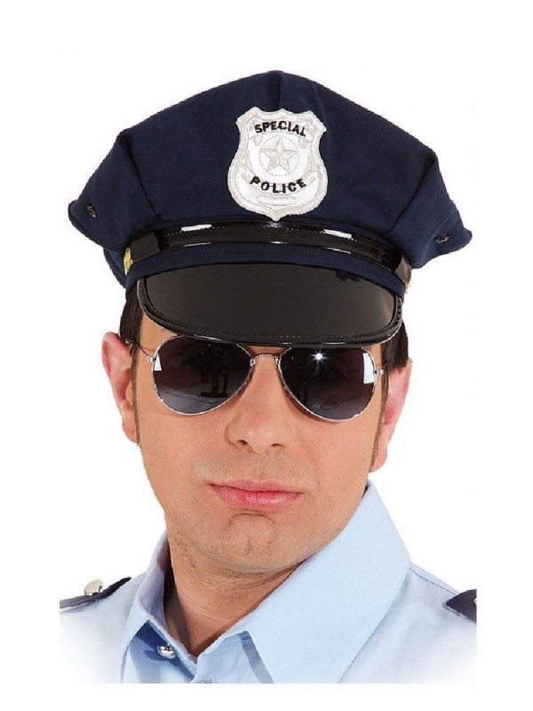 Casquette de policier bleue