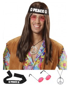 set de déguisement hippie