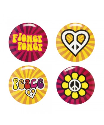 Badge hippie