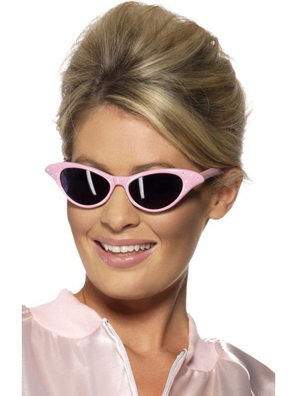 Lunettes roses adulte 60 s