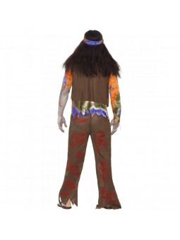 Déguisement hippie homme zombie