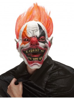 Masque latex clown méchant