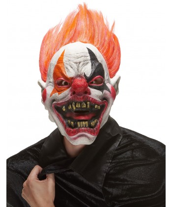 Masque latex clown méchant