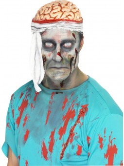 Cerveau avec bandage halloween