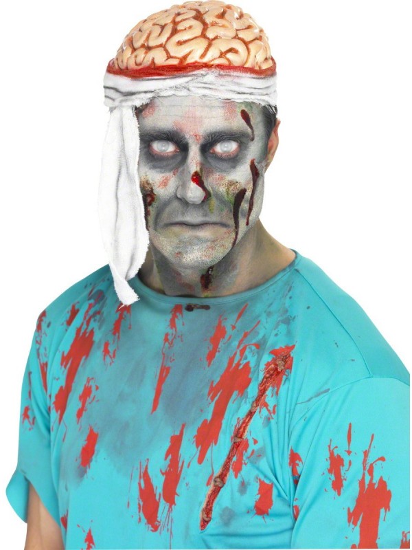 Cerveau avec bandage halloween