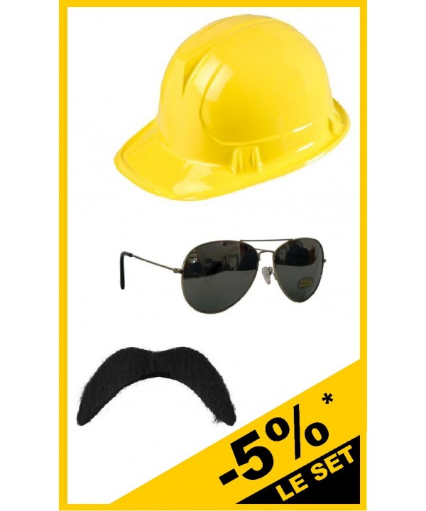 Déguisement "Village people" Kit maçon Fiesta And Co