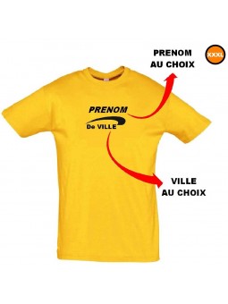 Tee shirt "Brice" XXXL au prénom