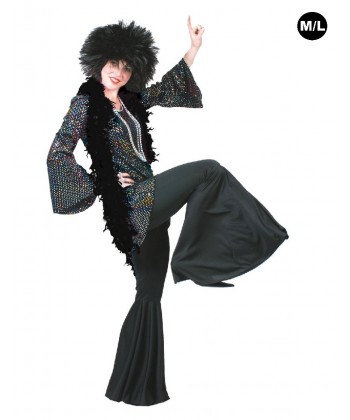 Déguisement Disco pantalon noir