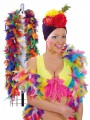 Boa plumes multicolores