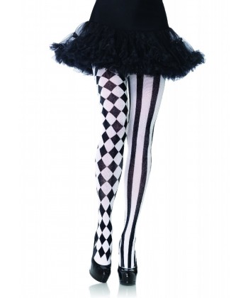 Collant clown arlequin