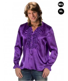 Déguisement "Chemise Disco violette"