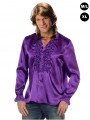 Déguisement "Chemise Disco violette"