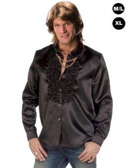 Déguisement "Chemise Disco noire"