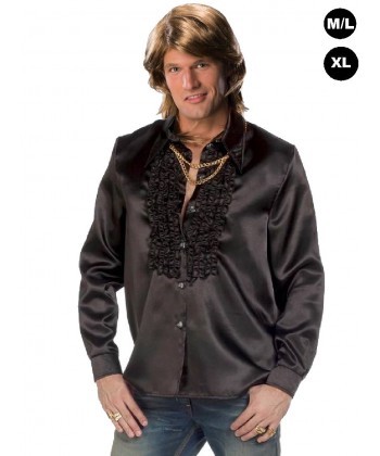 Déguisement "Chemise Disco noire"