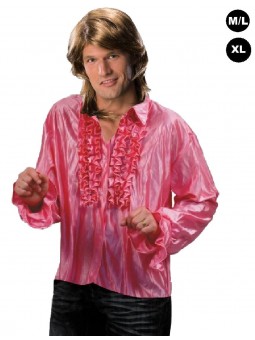 Déguisement "Chemise Disco rose"