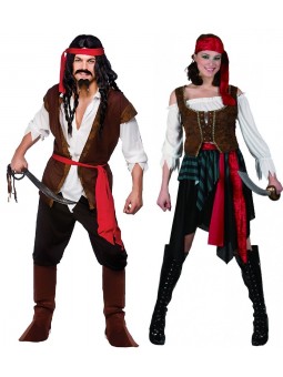 Déguisement couple de PIRATE