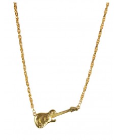 Chaîne johnny avec pendentif guitare