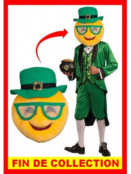Tête mascotte de Saint Patrick