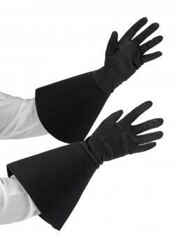 Gants simili noir