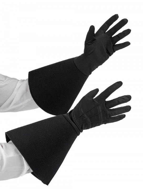 Gants simili noir