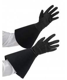 Gants simili noir