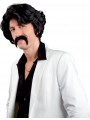 perruque disco homme avec moustache
