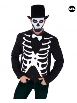 gilet halloween squelette
