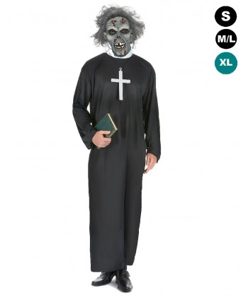 déguisement halloween curé zombie