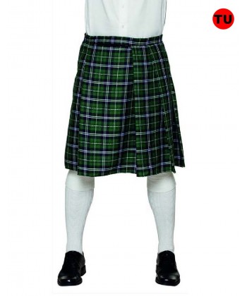 Kilt écossais vert