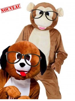 lunettes pour mascotte