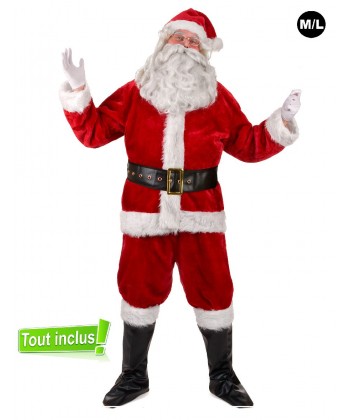 Costume de père noel complet Costume de père noel complet