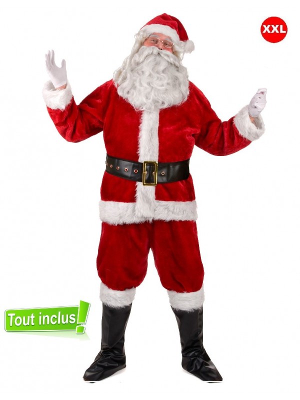 Déguisement père noel grande taille complet