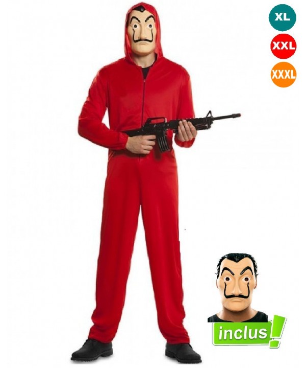 Déguisement Casa de papel COMPLET grande taille Fiesta