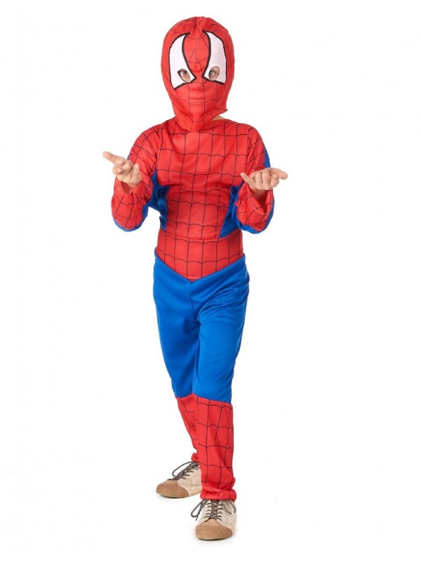 Costume Spiderman enfant cagoule