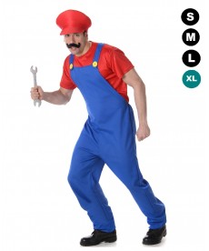 Déguisement de Mario bros, le plombier