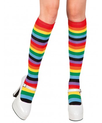 Chaussettes hautes multicolores