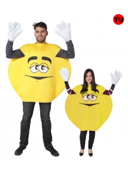 Déguisement de m&m's jaune