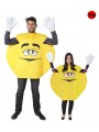 Déguisement de m&m's jaune